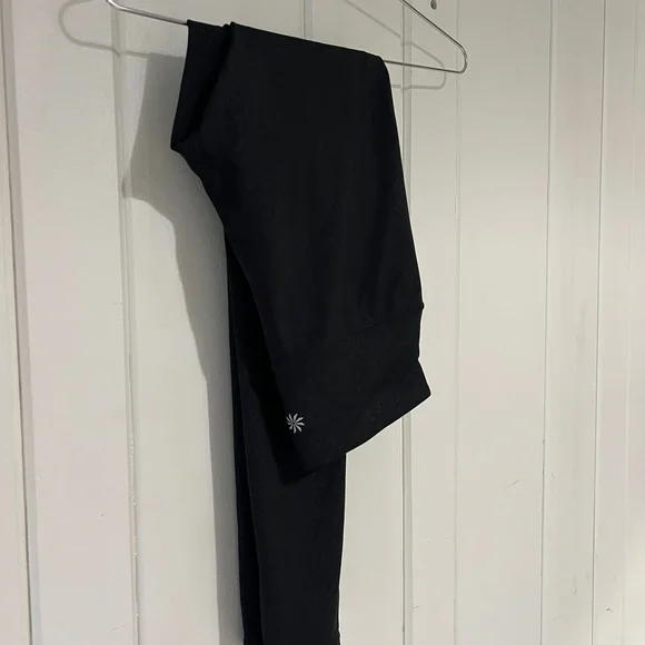 Athleta High Rise Black Serpent Snake Skin Chaturanga Leggings, Size S - Picture 7 of 8